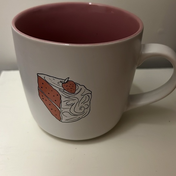 Pink Champagne Cake Mug w/ Recipe on Mug - NIB - Picture 3 of 4